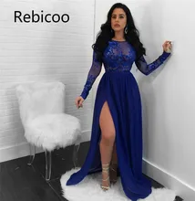 2019 Sexy Open Back See Through Sequins Night Club Dress O Neck Long Sleeve High Slit Maxi Evening Party Dresses Vestido 2019 Sexy Open Back See Through Sequins Night Club Dress O Neck Long Sleeve High Slit Maxi Evening Party Dresses Vestido