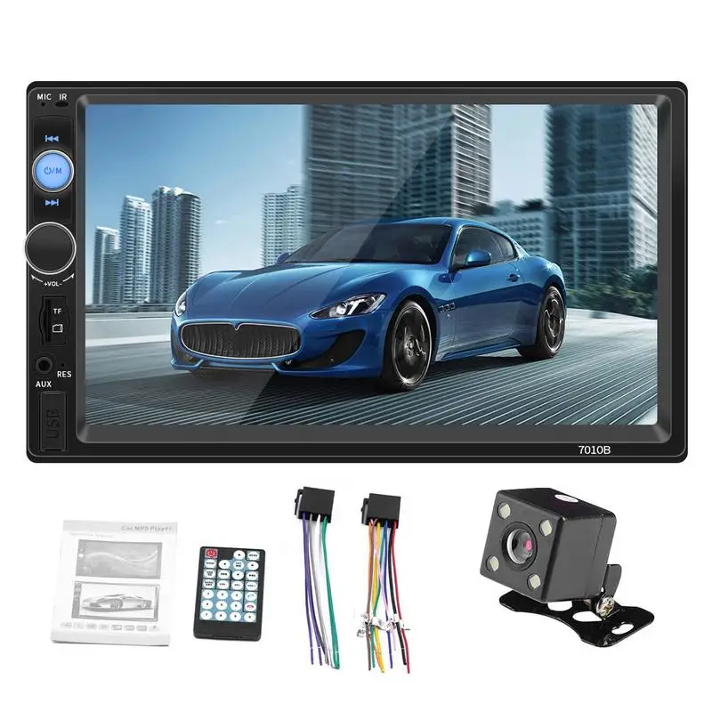 Автомагнитола 2 DIN с Bluetooth 7 дюймовый HD MP5 FM плеер сенсорный экран подключение