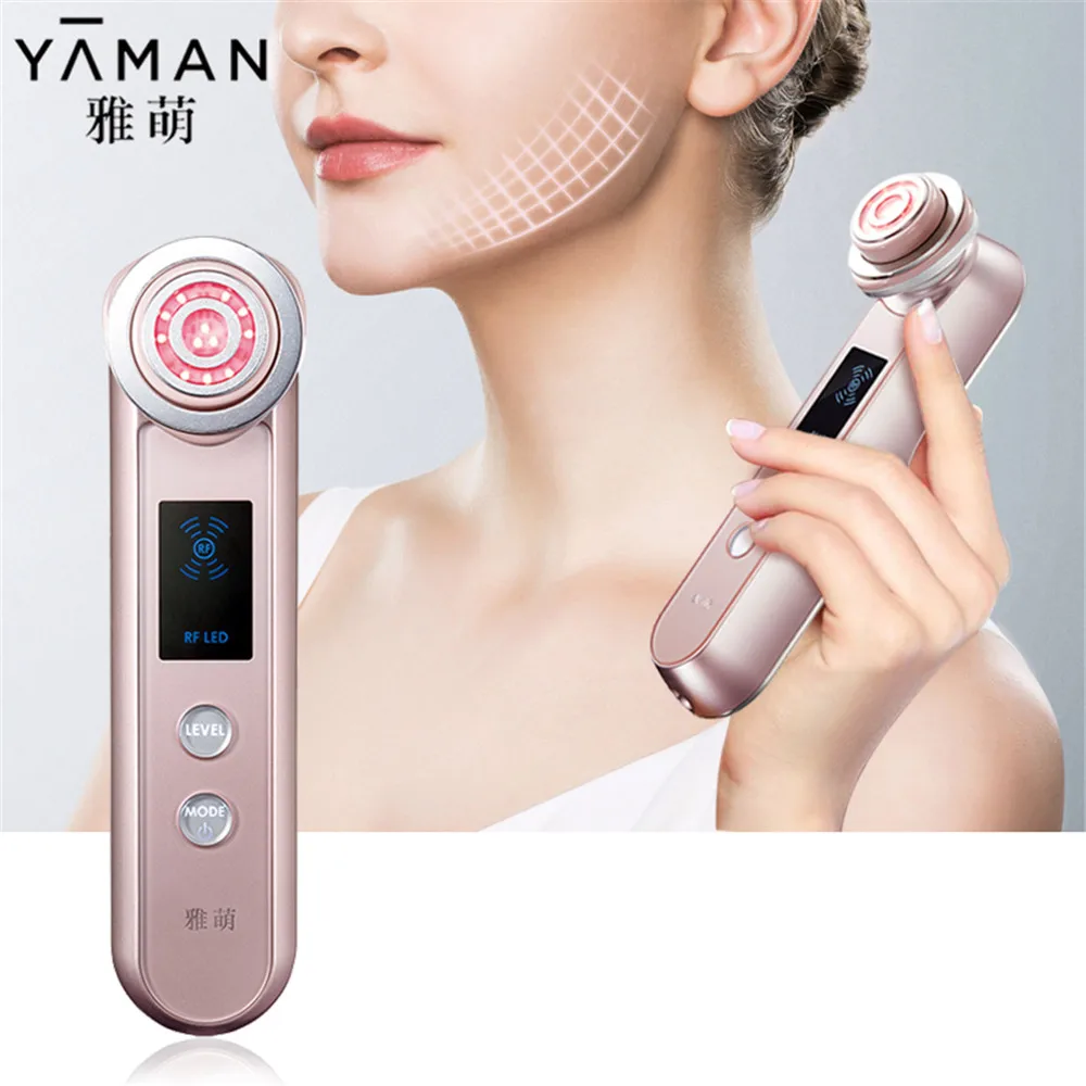 

YA-MAN HRF-10T-PLUS RF Photo QUEEN Beauty Equipment Multi-Effect Face & Eye Firming Red Light Skin Rejuvenation Instrument Yaman