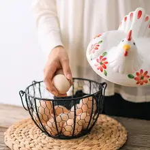 Metal Mesh Wire Eggs Vegetables Storage Basket Potato Garlic Container Fruit Storage Baskets Kitchen Accessories