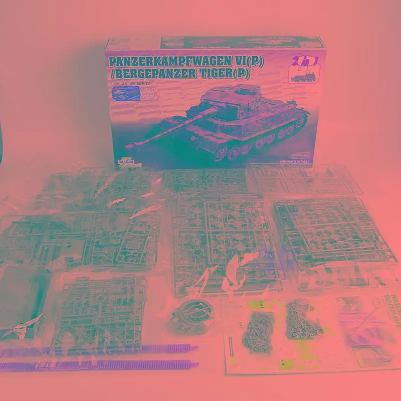 Модель DRAGON 6869 1/35 Panzerkampfwagen VI(P) и Bergepanzer Tiger (P) | Игрушки хобби