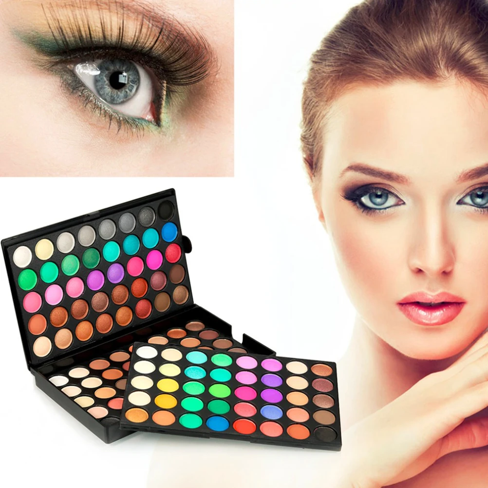 

120 Color Women Multicolor Sexy Matte Metallic Eye Shadow Natural Long Lasting Shimmer Waterproof Matte Eyeshadow Palette
