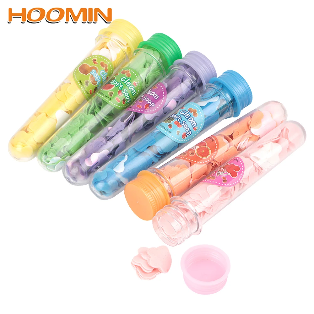 

Fruity Odour Petal Soap Portable Child Hand Washing Soap Disposable Foaming Flower Paper for Travel Camping Outdoor