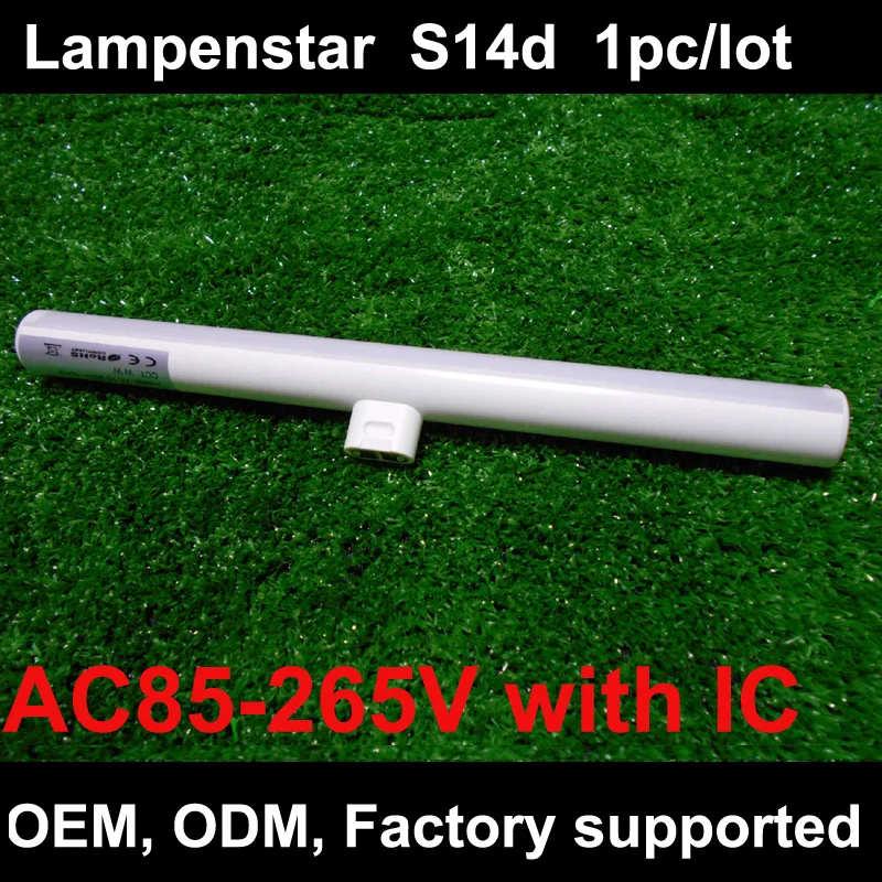 S14D светодиодный свет 3 Вт 6 10 12 300 мм 500 Прямая замена светильник OSRAM s14s светодиодные