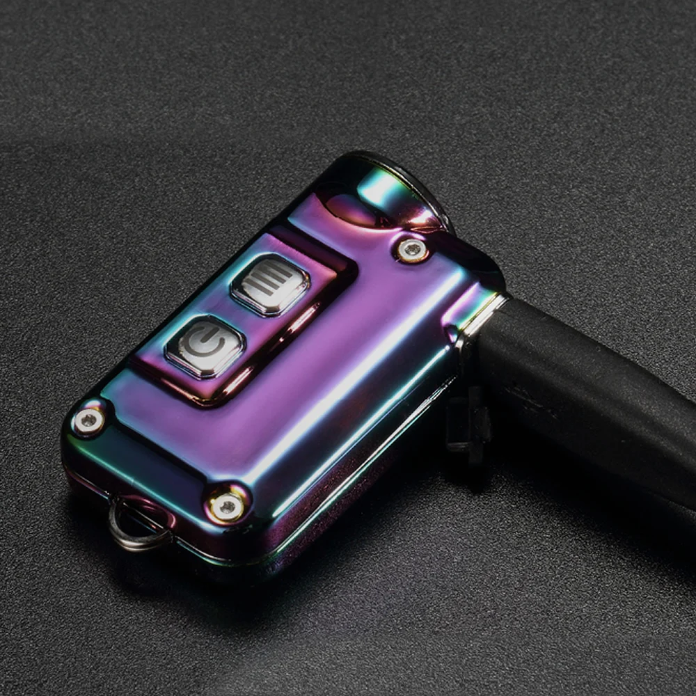 Новый мини брелок NITECORE TINI SS 380 лм из нержавеющей стали с Micro USB|Фонарики и