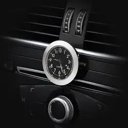 Автомобиль Air Vent кварцевые часы авто Интерьер мини световой цифровой указатель Стильный украшения автомобиля украшения