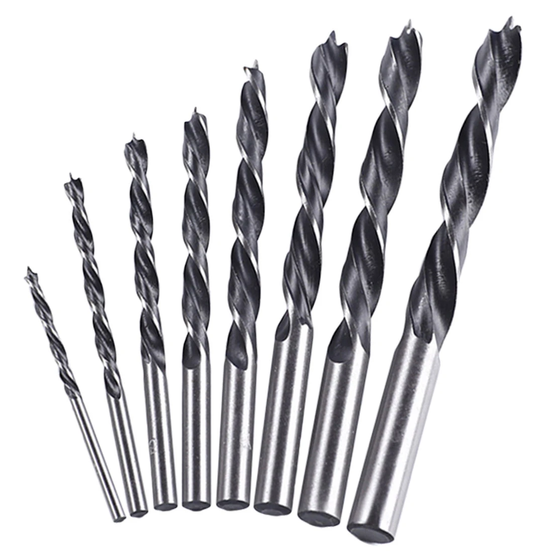 Juego de brocas para madera de acero con alto contenido de carbono de Juego de brocas para madera de acero con alto contenido de carbono de