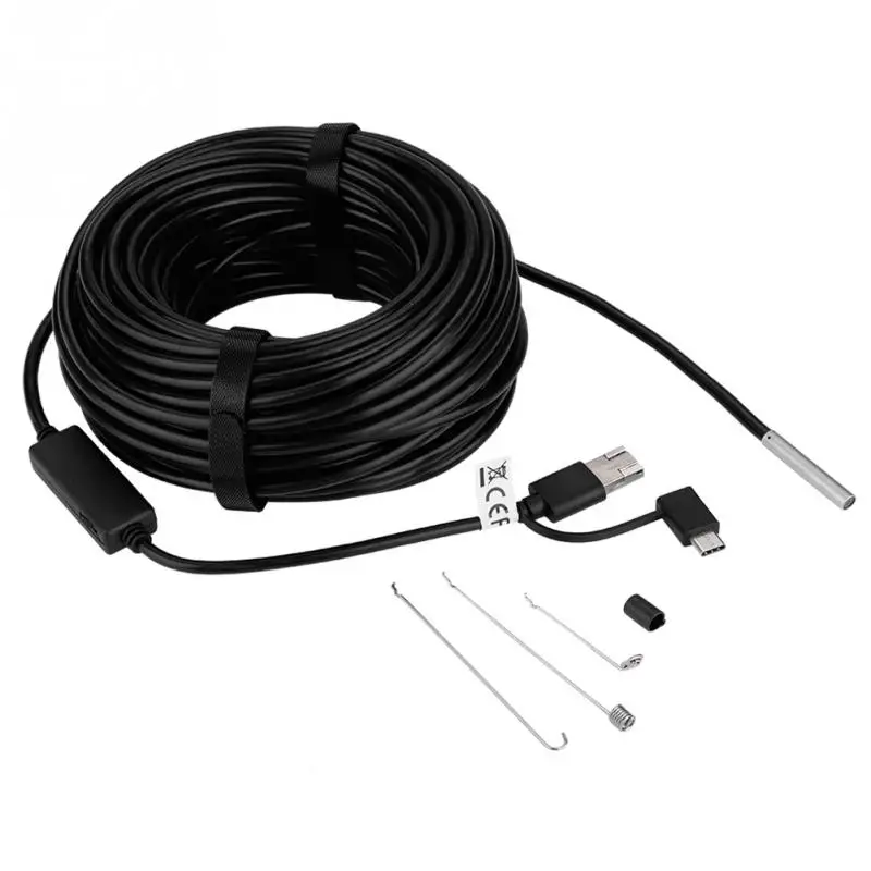 Камера для осмотра бороскопа 3 в 1 USB Micro Type C 720P HD водонепроницаемая IP67|Бороскопы| |