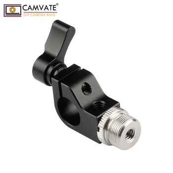 

CAMVATE 15mm Rod Clamp With Screw Connectors For Microphone C1938