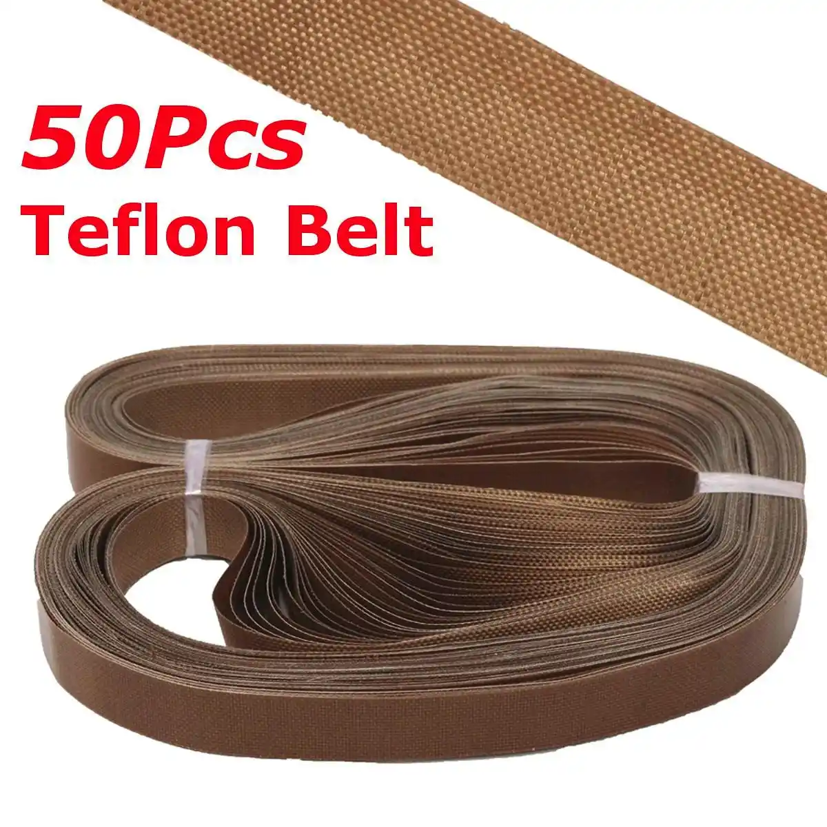 Teflon Belt for Sealing Machine Continuous Band Sealer 50pcs Seamless