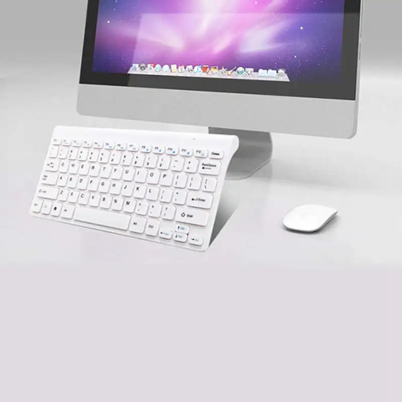 Мини Беспроводная мышь Клавиатура для ноутбука Настольный компьютер Mac домашний