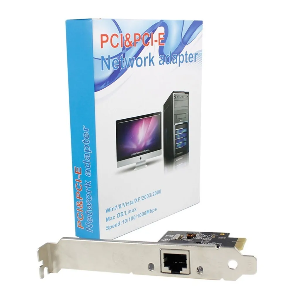 EDUP 1000 Мбит/с Gigabit Ethernet PCI Express PCI-E сетевая карта 10/100/1000 м RJ-45 LAN адаптер конвертер сетевой контроллер
