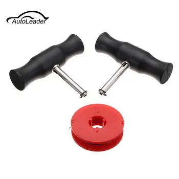 

Car Auto Windshield Removal Tool Windscreen Window Glass Cutting Wire + Handles Kit