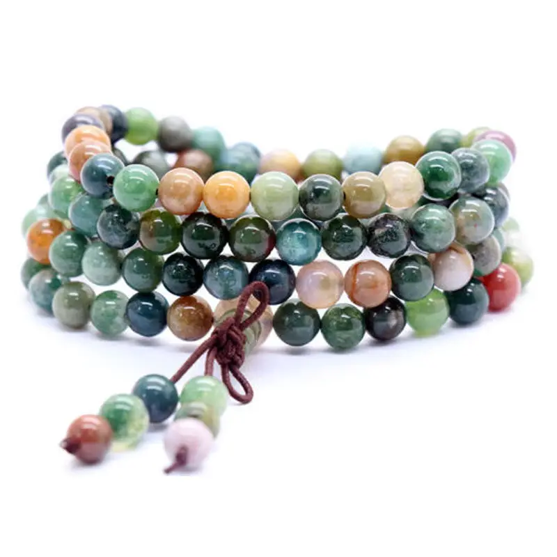 6 мм 108 бусы из Индии браслет медитация цепь молитва mala Fancy Chakas spiritality new Sutra Lucky energy