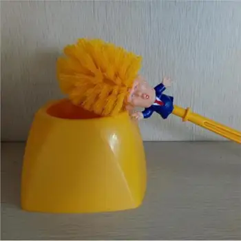 

Car Cleaning Tools Donald Trump Bowl Brush Gag Gift Hand Made Bathroom Clean Auto Tool Bike Motorcycle Cleaning Tools Accessory