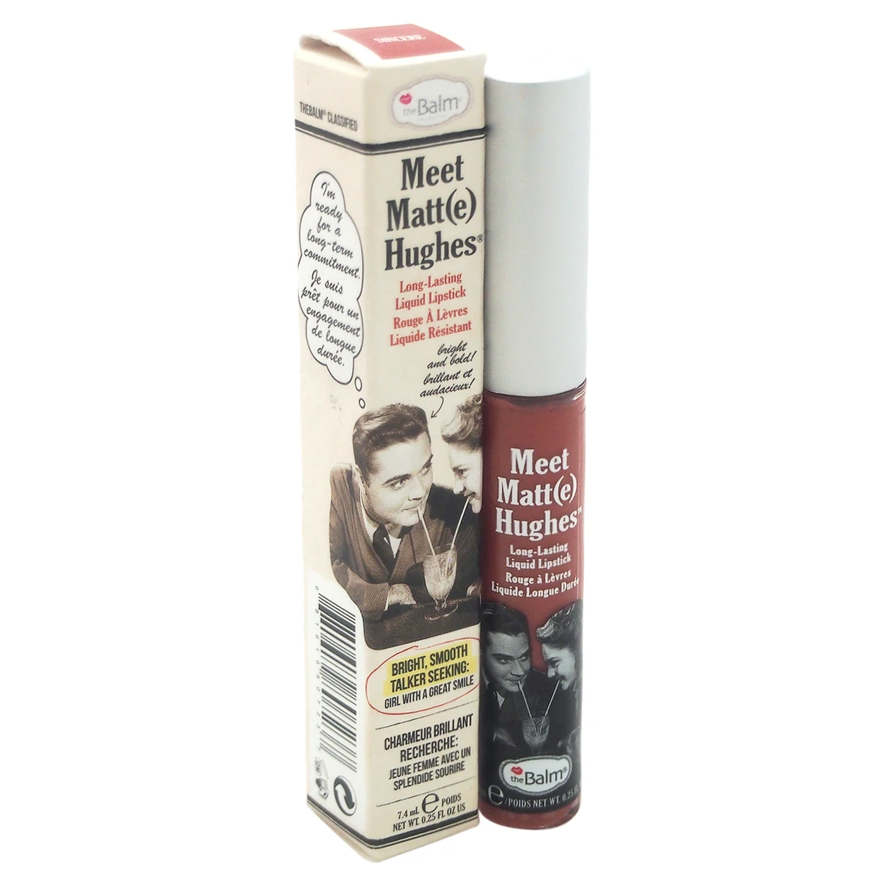 Матовая губная помада для губ Meet Matte Hughes Long Lasting Liquid Lipstick-Sincere by the Balm Для женщин-0 25