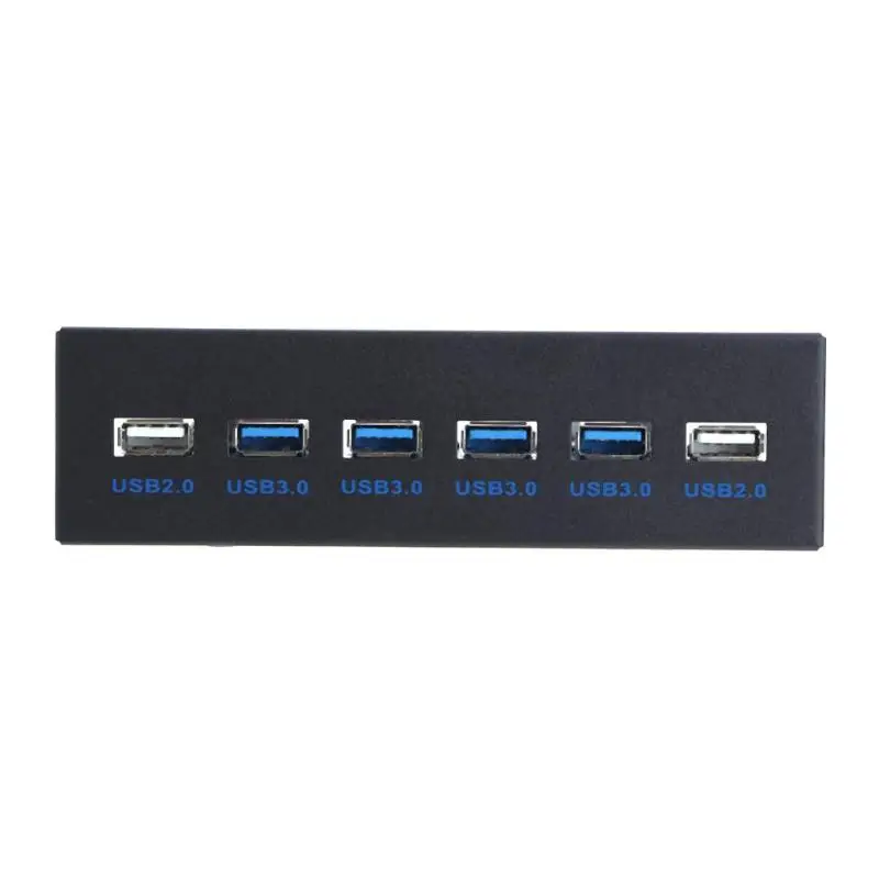 4 порта USB3.0 + 2 USB2.0 настольная Передняя панель оптические приводы Bay расширение для