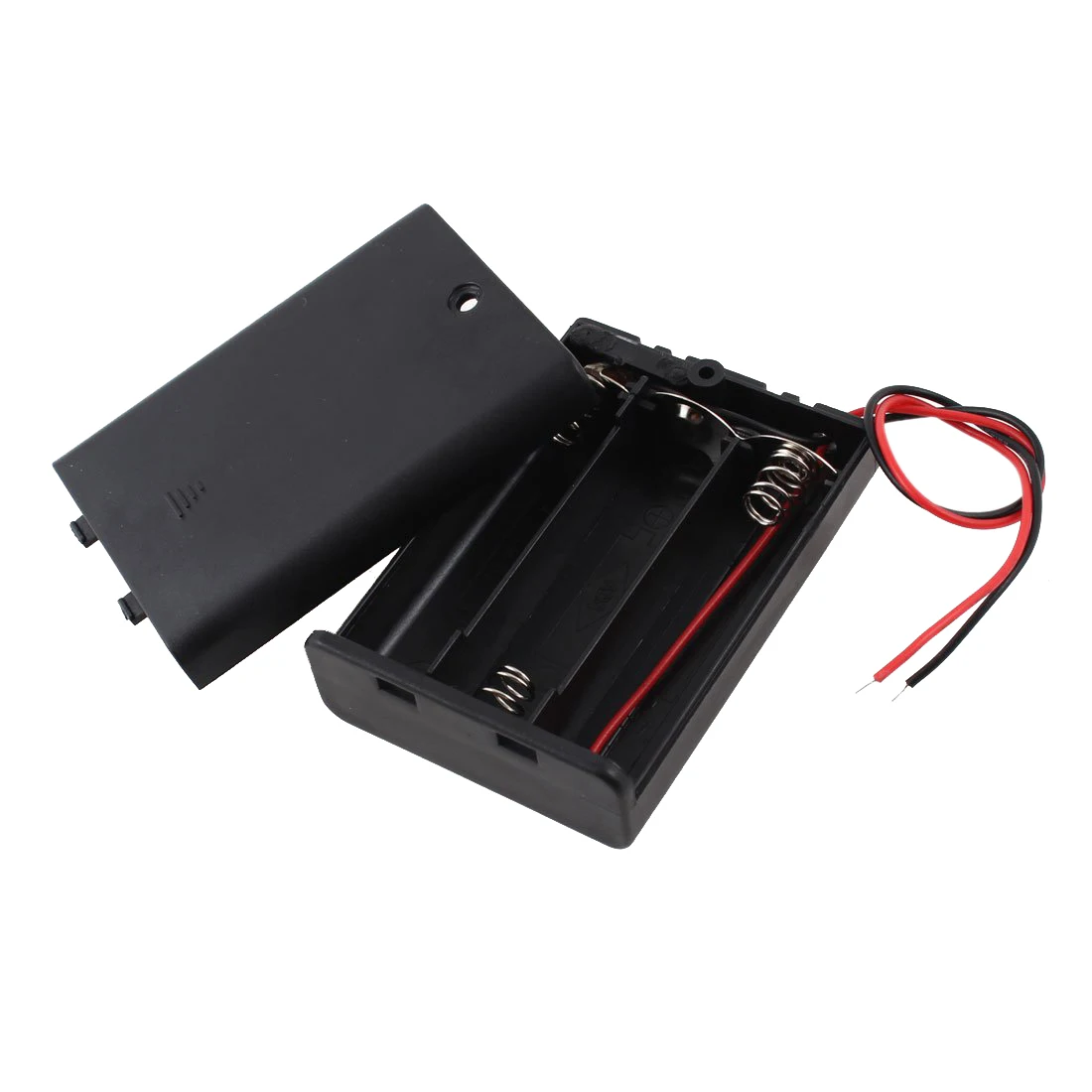ВКЛ./ВЫКЛ. Переключатель 3x1 5 V AA батарейный чехол свинцовый черный w Cap| |