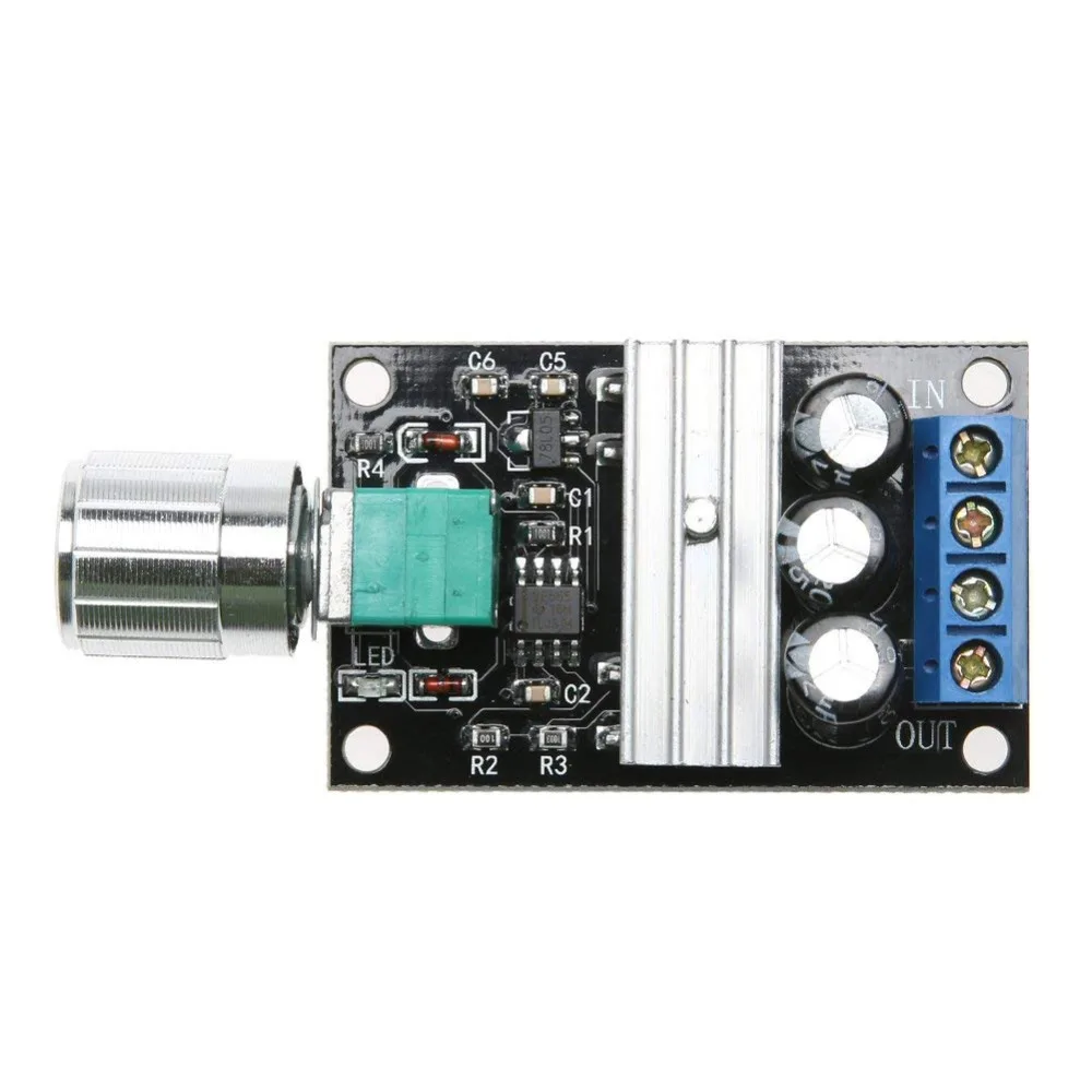 DC 6 28V 12V 24V 3A ШИМ регулятор скорости двигателя регулируемый Регулятор Двигателя