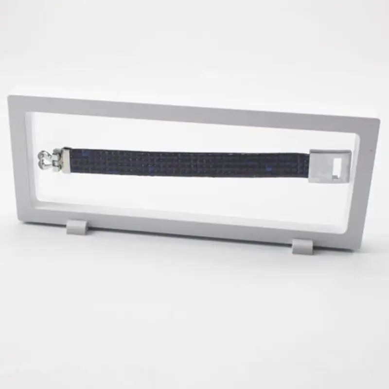 

3D Floating Picture Frame Shadow Box Jewelry Display Stand Ring Pendant Holder Protect Jewellery Stone Presentation Case