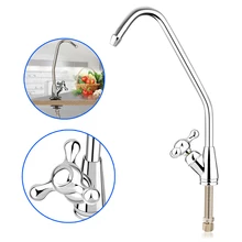 Reverse Osmosis Water Filter Sink Faucet Tap Bright Shiny Spray Tap Mixer Swivel Faucet Trigeminal Taps Water Purifier WXV Sale