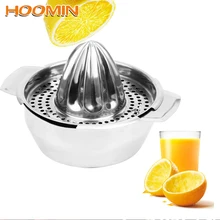 HOOMIN Ручная Соковыжималка из нержавеющей стали оранжевый лимонный фруктовый пресс выжималка соковыжималка машина многофункциональная ручная соковыжималка для цитрусовых