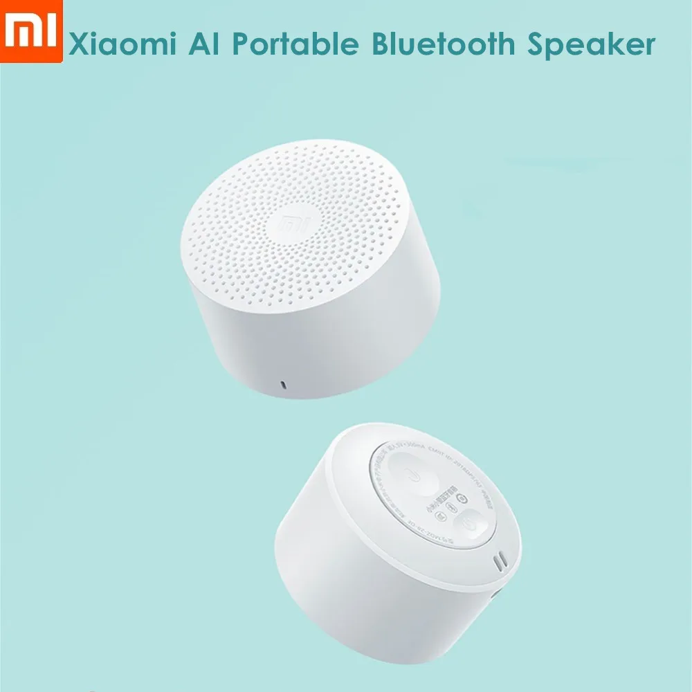 Xiaomi AI портативная версия Bluetooth динамик беспроводной умный голосовой контроль Громкая связь бас динамик с микрофоном