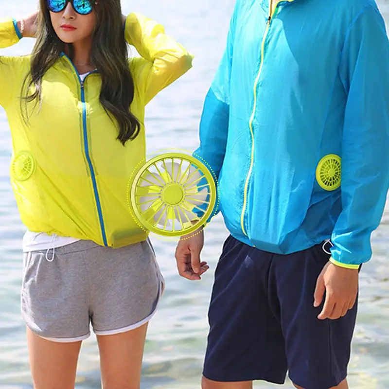 

Security Super Air Conditioning Clothing Fan Clothes Cooler 5V Brushless Motor High Speed Cooling Fan