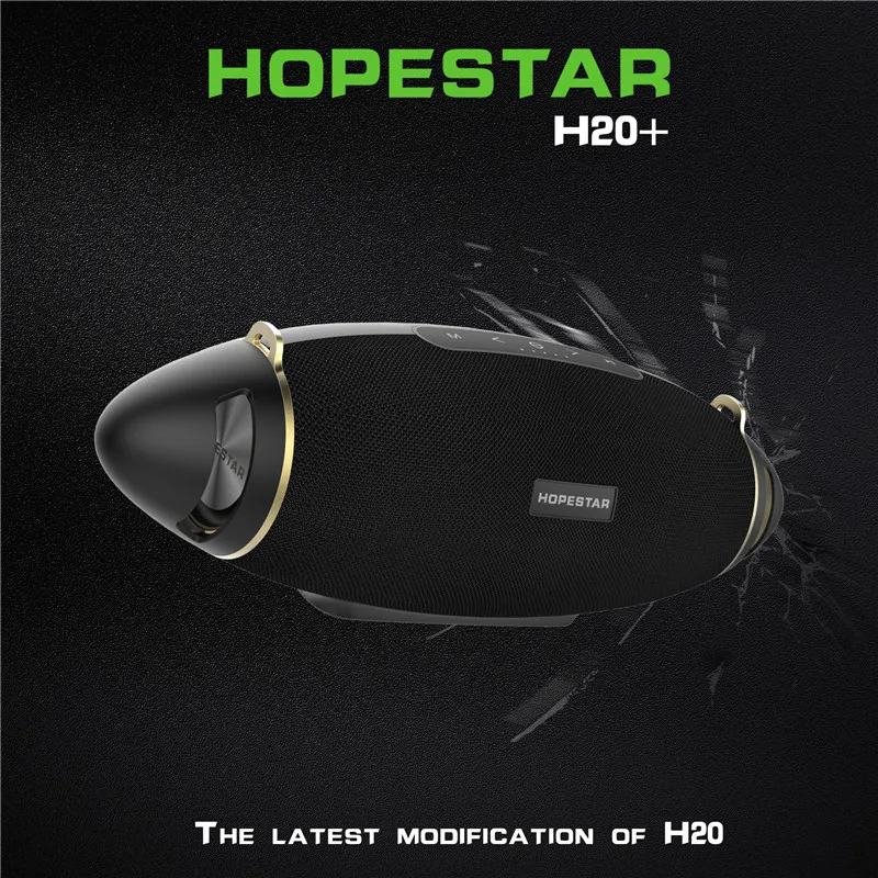 HOPESTAR H20+ Bluetooth динамик бас 30 Вт Беспроводная Портативная колонка Бумбокс плеер водонепроницаемый бас открытый сабвуфер