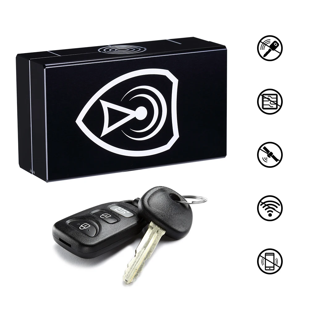

Aluminum Car Key FOB Protecting Box FOB Shield Guard Keyless Entry Remote RFID Anti-theft Lock Devices Car Key Protector