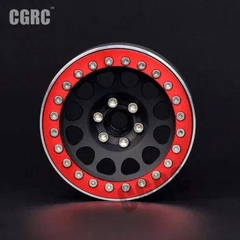 

4Pcs 2.2inch Metal Wheel Rim Beadlock For 1/10 RC Crawler Car TRX4 Defender Bronco RC4WD D90 Axial Scx10 90046 CCO1 TF2