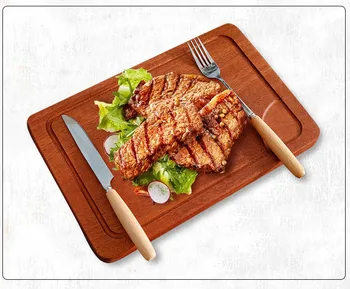 

Billy steak board solid wood steak tray cutting board preservative kitchen chopping board Pizza square oval chopping dish tray