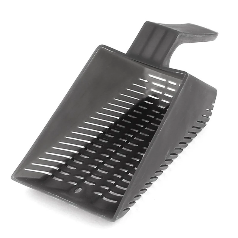 

Aquarium Fish Tank Gravel Sand Scoop Shovel Scraper Cleaning Pan Gray