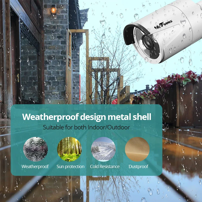 Wetrans cctv системный комплект для фотокамеры Wi Fi 1080 P NVR безопасности P2P беспроводной