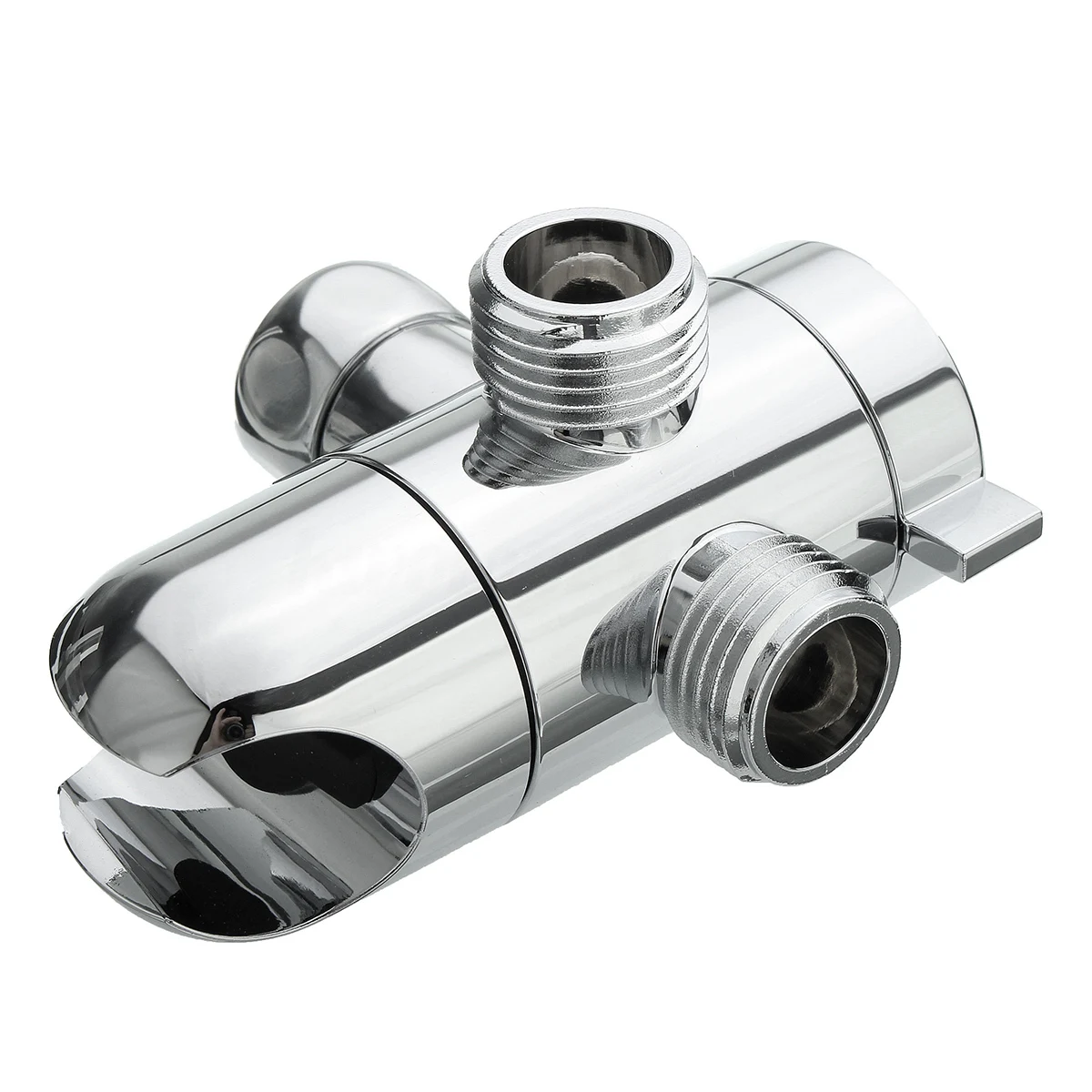 

3 Way Shower Diverter Valve 1/2 inch BSP T-adapter Connector Hand Shower Bracket