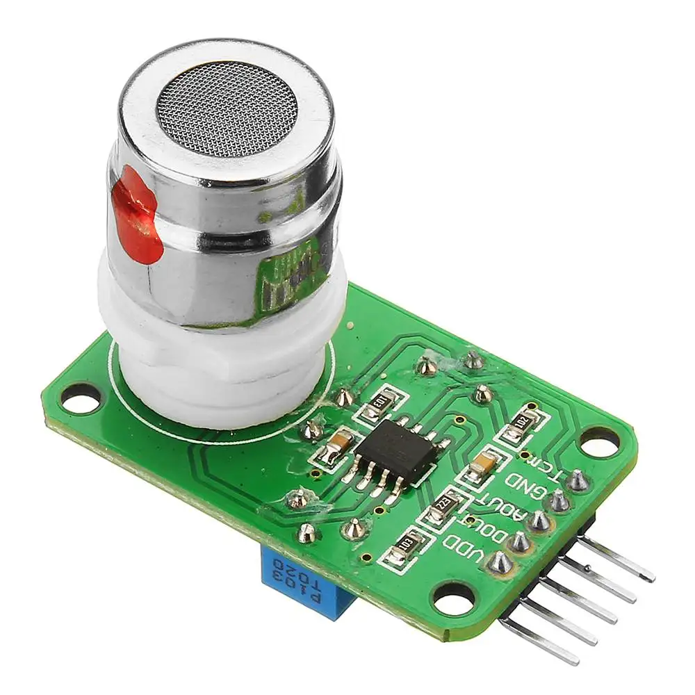 

MG811 Carbon Dioxide Gas CO2 Sensor Module Detector With Analog Signal Temperature Compensated Outpu