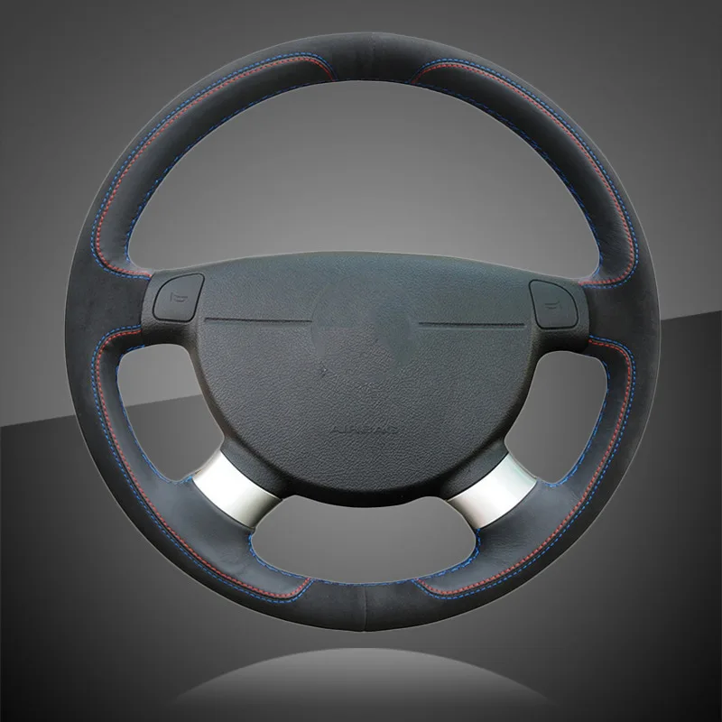 

Auto Braid On The Steering Wheel Cover for Chevrolet Lova Chevrolet Aveo Buick Excelle Daewoo Gentra 2013-2015 Car Wheel Covers