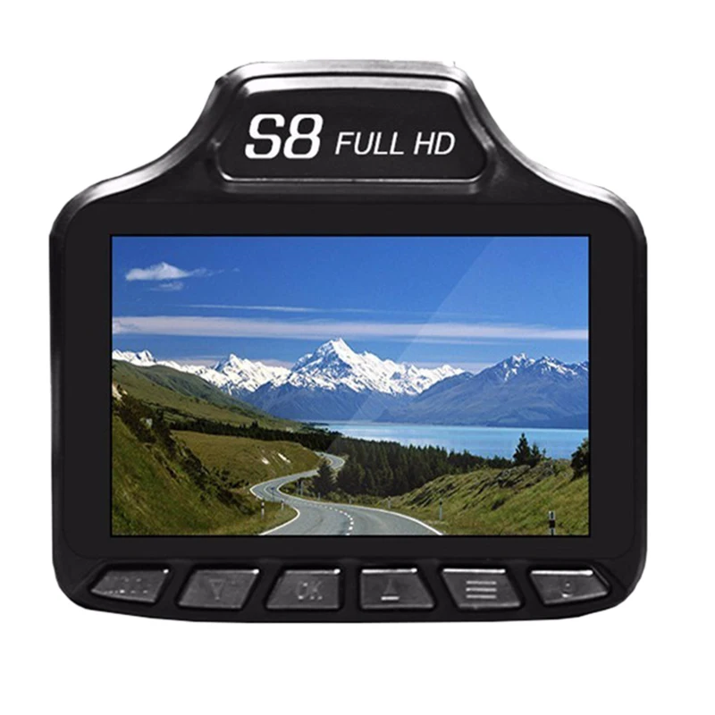 

Radar Detector 3 In1 S8-B Dash Cam Dvr Camera 3.0 Inch Hd 1280X720P Gps Tracker Logger Dvr Video Recorder 140 Degree Lens Russ