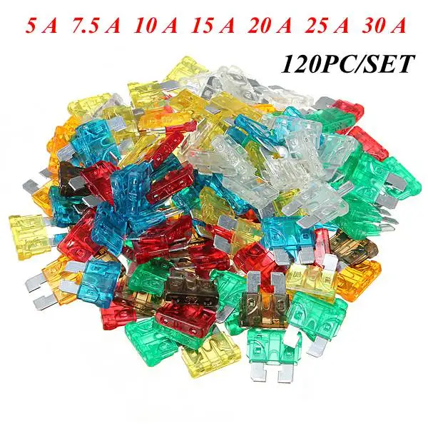 FORD VEHICLE CAR FUSES SET ASSORTMENT STANDARD BLADE 5 7.5 10 15 20 25 30 AMP