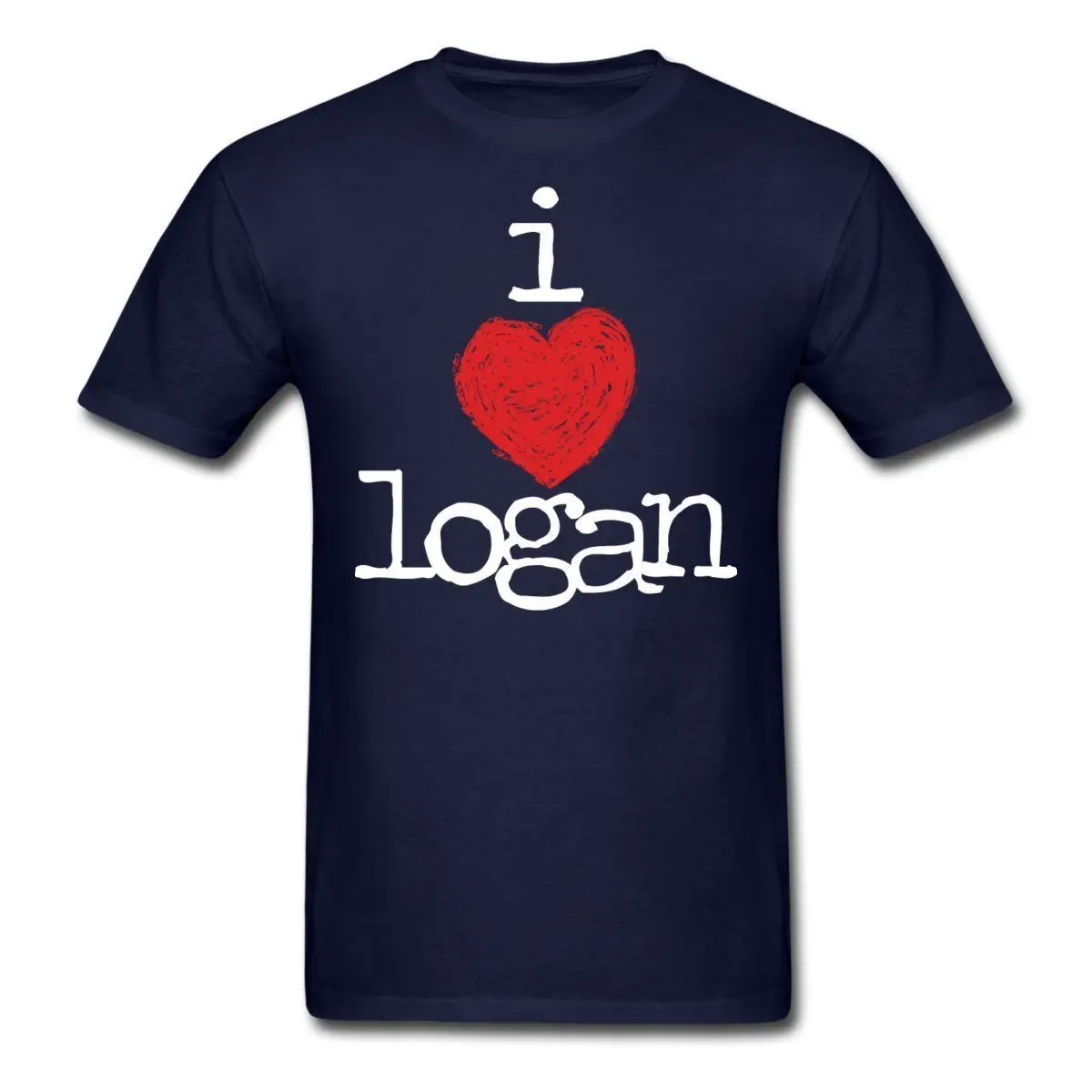 

Logan Henderson I Heart Logan MP Men's T-Shirt 2017 Short Sleeve O-Neck Short Sleeve O-Neck Cotton Tshirt Round Neck T Shirt