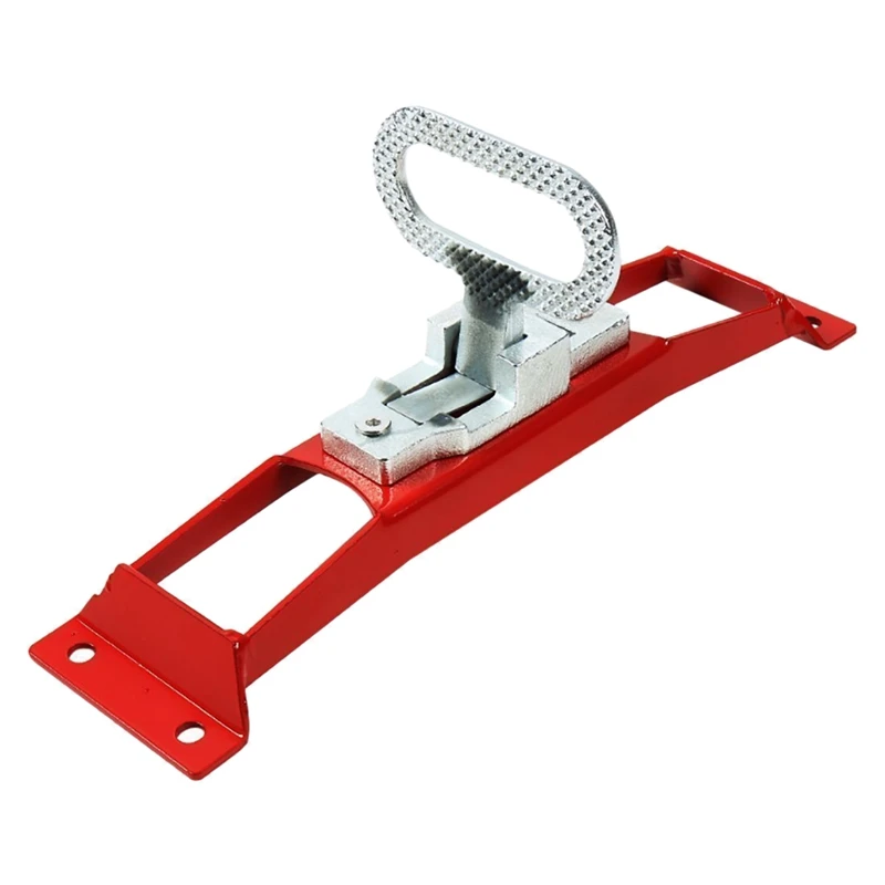 

2Pcs No Drilling Hollow Metal Door Hinges Folding Foot Rest Pegs Pedal For Jee p Wrangler Jk 2007-2018 (Door Hinges Pedal, Red)