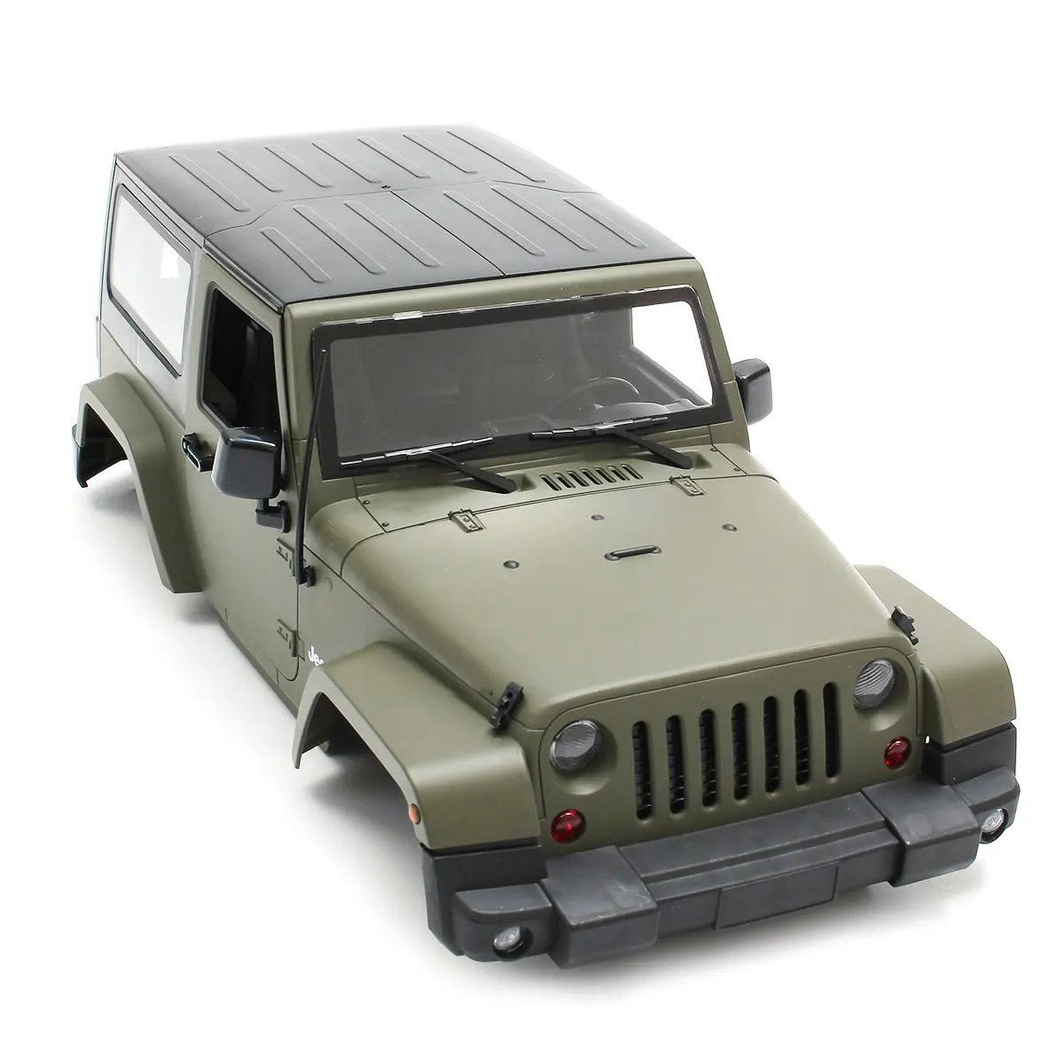 1:10 RC Scale Truck Climbing Car Hard Body Shell For Jeep Matte Model Accessories
