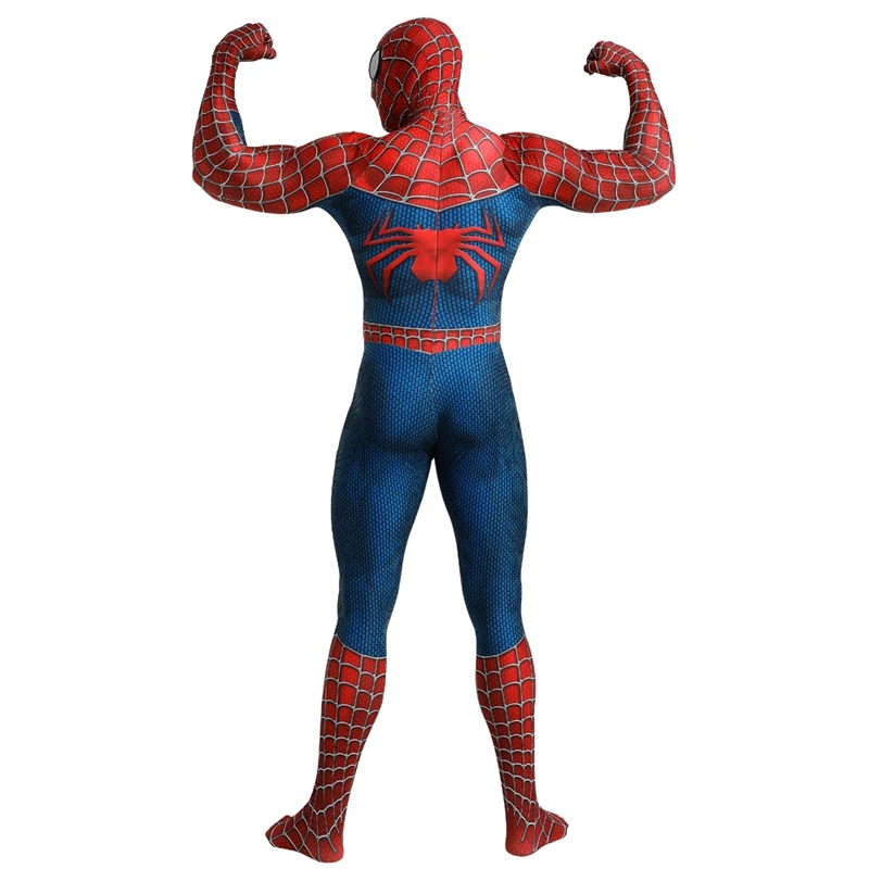 Adult Marvel's The Avengers Endgame Superhero Tony Iron Spider-Man Zentai Suit Halloween Cosplay Costume