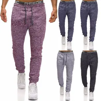 

Men Long Casual Loose Fashion Pants Slim Fit Trousers Running Joggers Gym Men's Autumn Sweatpants NEW