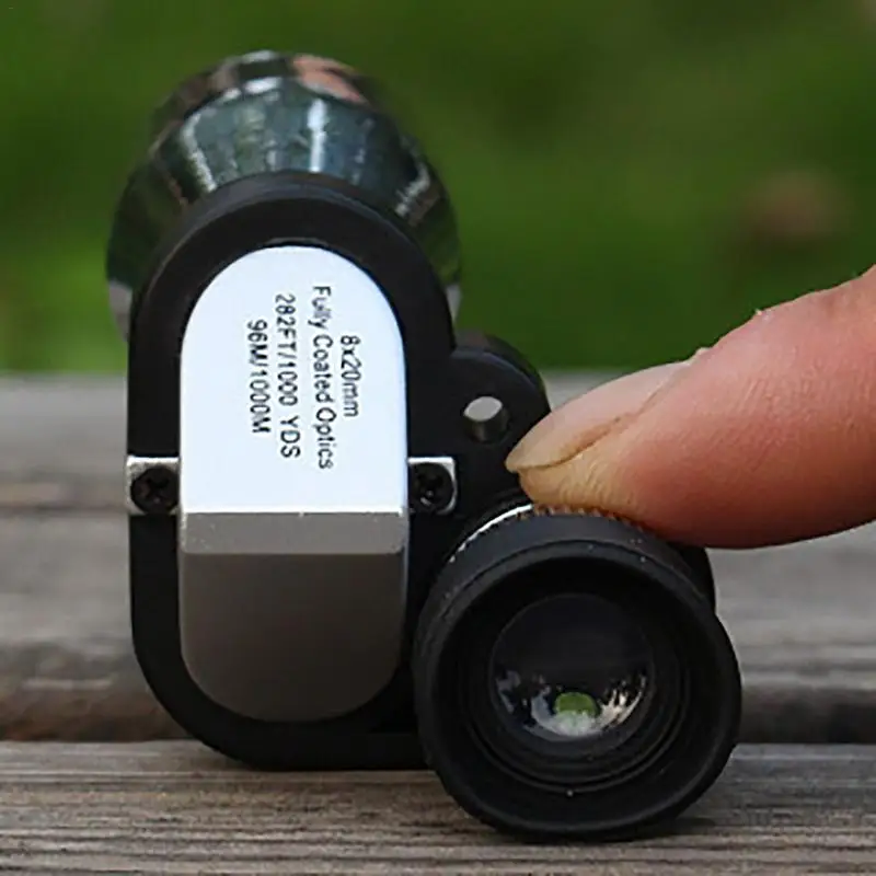 8x20 Mini HD Corner Optical Monocular Telescope Eyepiece for Wilderness Expedition Scientific Bird-watching Outdoor Monocular 8x20 Mini HD Corner Optical Monocular Telescope Eyepiece for Wilderness Expedition Scientific Bird-watching Outdoor Monocular