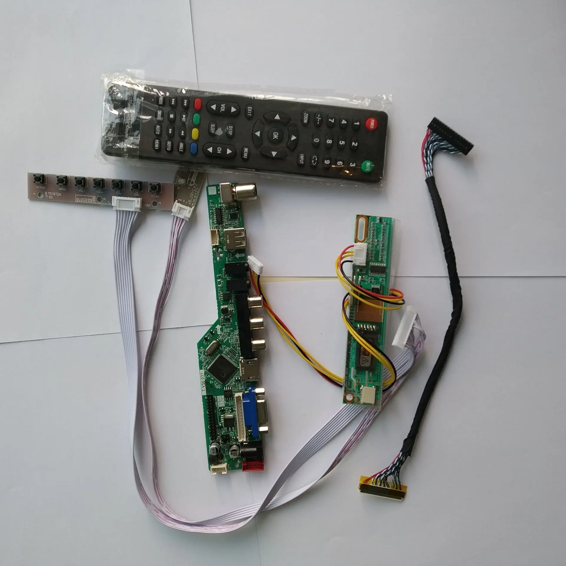  TV LCD LED VGA HDMI AV RF USB Audio Controller Board For Samsung display LTN154X3-L06 1280*800 15.4