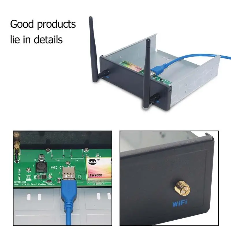 PCI Express E сетевая карта 300 Мбит/с 2 4/Wi Fi 5 ГГц WLA Gigabit Ethernet RJ 45 сетевой адаптер