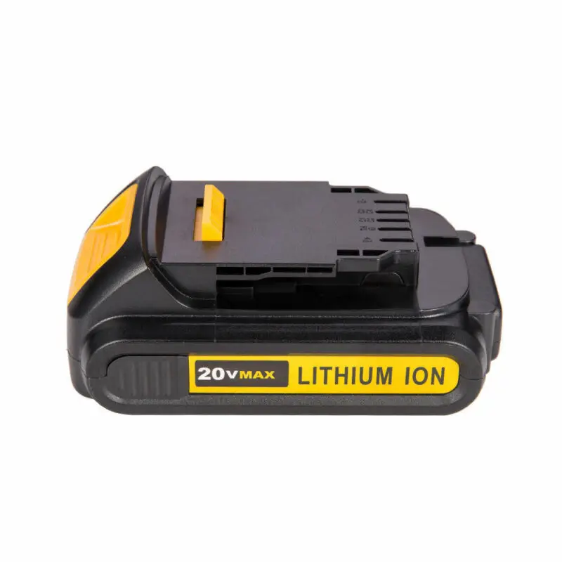 Billige GTF 20 V 2000 mAh Li Ion Werkzeuge Batterie Ersatz Wiederaufladbare lithium batterien mit lampe für DeWalt DCB200 DCB201 DCB203 DCB205