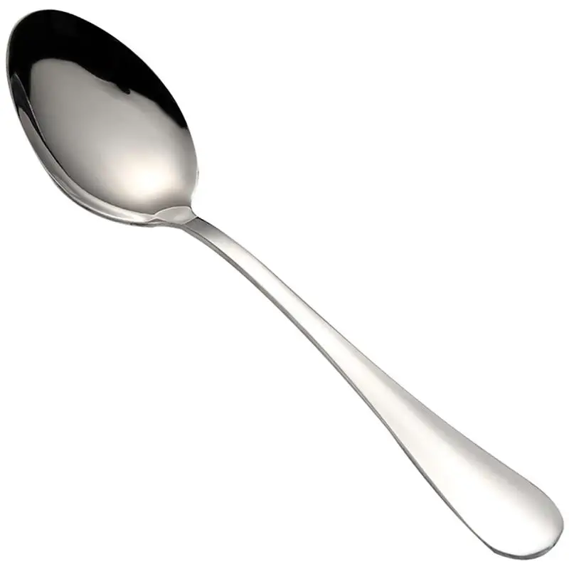 

1PC Stainless Steel Serving Spoons Soup Spoon Multi-Purpose Lightweight Dinner Spoon Mixing Spoon For Kitchen Dropshipping