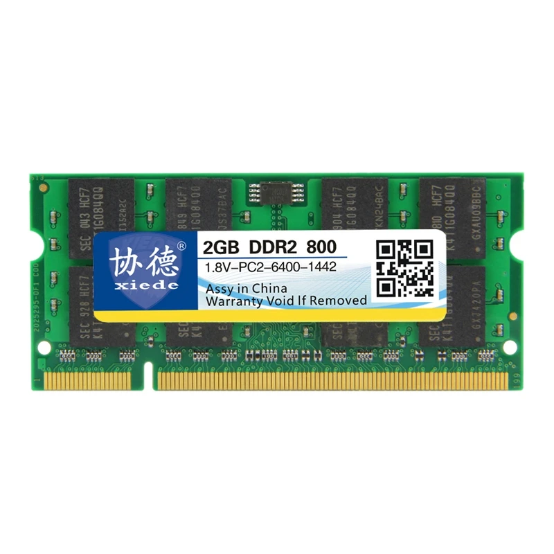 Xiede карта памяти для ноутбука модуль DDR2 800 PC2-6400 240Pin DIMM 800 МГц для Тетрадь